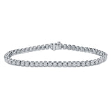 1.00 ct. tw Lab Grown Diamond Tennis Bracelet Set in 4-Prong 14K Gold (E-F, SI)
