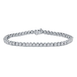 3.00 ct. tw Lab Grown Diamond Tennis Bracelet Set in 4-Prong 14K Gold (E-F, SI)