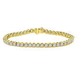 4.00 ct. tw Lab Grown Diamond Tennis Bracelet Set in 4-Prong 14K Gold (E-F, SI)