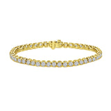 6.00 ct. tw Lab Grown Diamond Tennis Bracelet Set in 4-Prong 14K Gold (E-F, SI)