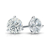 0.75 ct. tw Lab Grown Diamond Stud Earrings Set with 3-Prong Martini in 14K Gold (E-F, SI)