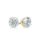 0.40 ct. tw Lab Grown Diamond Stud Earrings Set with 4-Prong Basket in 14K Gold (E-F, SI)