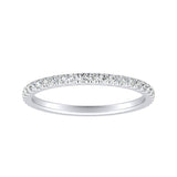 Classic Lab Grown Diamond Wedding Ring in 14K White Gold