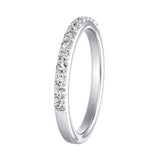 Classic Lab Grown Diamond Wedding Ring in 14K White Gold