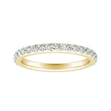 Classic Lab Grown Diamond Wedding Ring in 14K White Gold