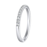 Lab Grown Diamond Wedding Ring in 14K White Gold