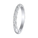 Lab Grown Diamond Wedding Ring in 14K White Gold