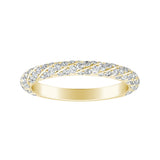 Lab Grown Diamond Wedding Ring in 14K White Gold