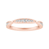 Lab Grown Diamond Wedding Ring in 14K White Gold