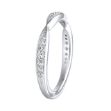 Lab Grown Diamond Wedding Ring in 14K White Gold