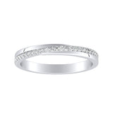 Lab Grown Diamond Wedding Ring in 14K White Gold