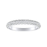 Lab Grown Diamond Wedding Ring in 14K White Gold