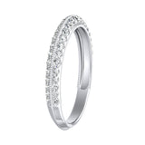 Lab Grown Diamond Wedding Ring in 14K White Gold