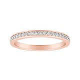Classic Lab Grown Diamond Wedding Ring in 14K White Gold