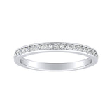 Classic Lab Grown Diamond Wedding Ring in 14K White Gold