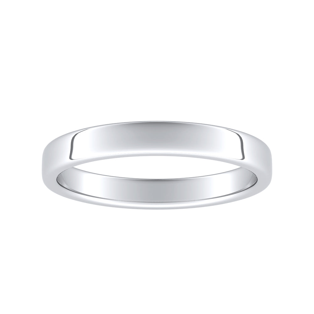 Simran Collection — Classic Lab Grown Diamond Wedding Ring in 14K White Gold