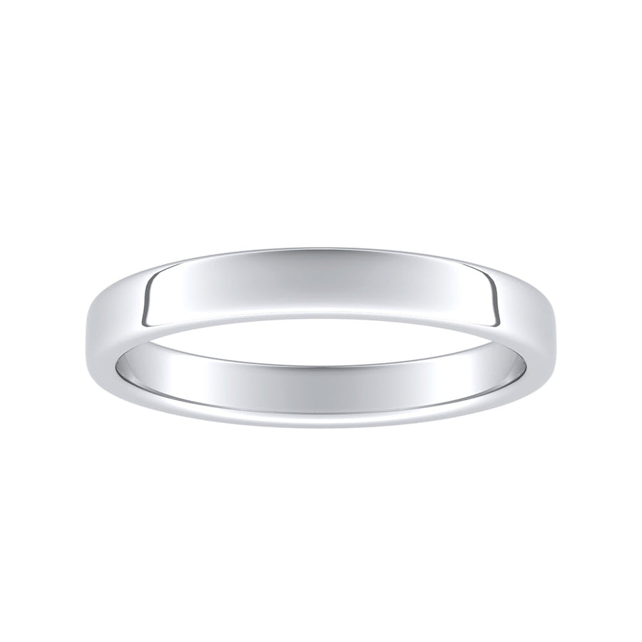 Simran Collection — Classic Lab Grown Diamond Wedding Ring in 14K White Gold