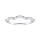 Lab Grown Diamond Wedding Ring in 14K White Gold