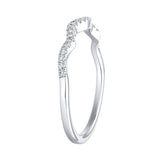 Lab Grown Diamond Wedding Ring in 14K White Gold