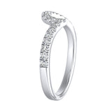 Lab Grown Diamond Wedding Ring in 14K White Gold
