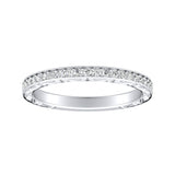 Lab Grown Diamond Wedding Ring in 14K White Gold