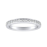 Classic Lab Grown Diamond Wedding Ring in 14K White Gold