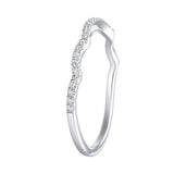 Lab Grown Diamond Wedding Ring in 14K White Gold
