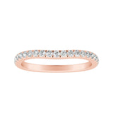 Lab Grown Diamond Wedding Ring in 14K White Gold