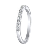 Lab Grown Diamond Wedding Ring in 14K White Gold
