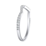 Lab Grown Diamond Wedding Ring in 14K White Gold
