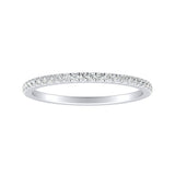 Classic Lab Grown Diamond Wedding Ring in 14K White Gold