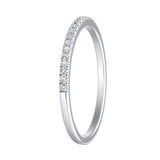 Classic Lab Grown Diamond Wedding Ring in 14K White Gold
