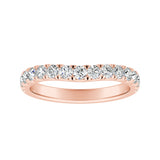 Lab Grown Diamond Wedding Ring in 14K White Gold