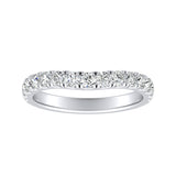 Lab Grown Diamond Wedding Ring in 14K White Gold