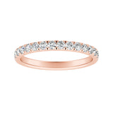 Classic Lab Grown Diamond Wedding Ring in 14K White Gold
