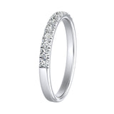 Classic Lab Grown Diamond Wedding Ring in 14K White Gold