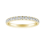 Classic Lab Grown Diamond Wedding Ring in 14K White Gold
