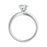 Classic 1.00 ct. Center Round Lab Grown Diamond Engagement Ring in 14K White Gold