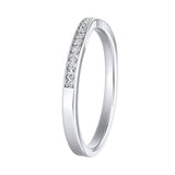 Lab Grown Diamond Wedding Ring in 14K White Gold