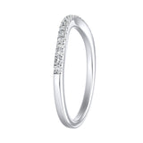 Lab Grown Diamond Wedding Ring in 14K White Gold