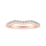 Lab Grown Diamond Wedding Ring in 14K White Gold