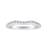 Lab Grown Diamond Wedding Ring in 14K White Gold