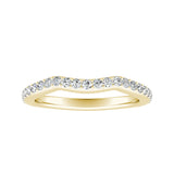 Lab Grown Diamond Wedding Ring in 14K White Gold