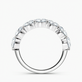 Semi Eternity Wedding Band 3.00 cttw Round Lab Grown Diamond