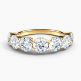 Semi Eternity Wedding Band 3.00 cttw Round Lab Grown Diamond