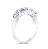 Five Stone Lab Grown Diamond 0.25 ct Wedding Ring in 14K White Gold